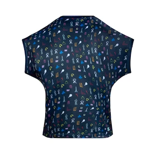 Dámske tričko BIDI BADU  Majira Tech Tee Dark Blue, Mixed M