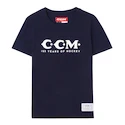 Dámske tričko CCM 125 Anniversary SS Tee Navy