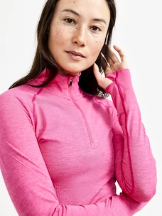 Dámske tričko Craft  Core Dry Active Comfort Zip Pink