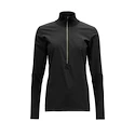 Dámske tričko Devold  Running Cover Woman Zip Neck Caviar L