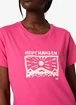 Dámske tričko Helly Hansen  F2F Organic Cotton T-Shirt Cascadia Pink