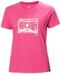 Dámske tričko Helly Hansen  F2F Organic Cotton T-Shirt Cascadia Pink