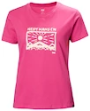 Dámske tričko Helly Hansen  F2F Organic Cotton T-Shirt Cascadia Pink S