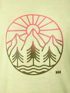 Dámske tričko Helly Hansen  Skog Recycled Graphic Tee Fadded Yallow XS