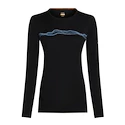 Dámske tričko Icebreaker Merino 200 Oasis LS Crewe Mountain Pulse Black