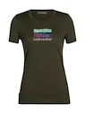 Dámske tričko Icebreaker  Tech Lite II SS Tee Trailhead Loden M