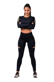 Dámske tričko Nebbia  Crop Top 821 black