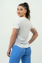 Dámske tričko Nebbia  FIT Activewear Functional T-shirt with Short Sleeves white