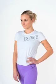 Dámske tričko Nebbia FIT Activewear Functional T-shirt with Short Sleeves white