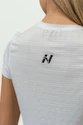 Dámske tričko Nebbia  FIT Activewear T-Shirt “Airy” with Reflective Logo white