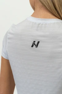 Dámske tričko Nebbia  FIT Activewear T-Shirt “Airy” with Reflective Logo white