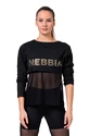 Dámske tričko Nebbia Intense Mesh T-shirt 805 black