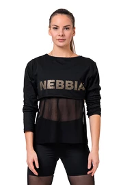 Dámske tričko Nebbia Intense Mesh T-shirt 805 black