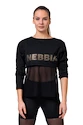 Dámske tričko Nebbia Intense Mesh T-shirt 805 black XS