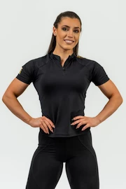 Dámske tričko Nebbia Intense Women's Compression Zipper Shirt Ultimate 831 Gold