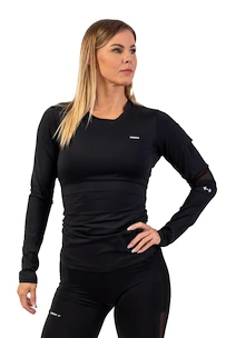 Dámske tričko Nebbia  Long Sleeve Smart Pocket Sporty Top 418 black