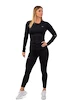 Dámske tričko Nebbia  Long Sleeve Smart Pocket Sporty Top 418 black L