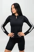 Dámske tričko Nebbia  Long Sleeve Zipper Top WINNER black