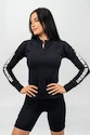 Dámske tričko Nebbia  Long Sleeve Zipper Top WINNER black L