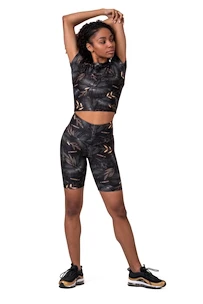 Dámske tričko Nebbia Ocean Selected Crop top Active 568 volcanic black