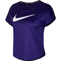 Dámske tričko Nike  Swoosh Run Top SS Purple XS