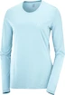 Dámske tričko Salomon  Agile LS Tee Crystal Blue S