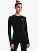 Dámske tričko Under Armour  Authentics Crew-BLK XL