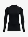 Dámske tričko Under Armour ColdGear Authentics Mockneck-BLK