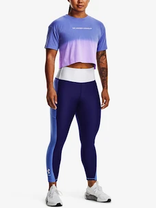 Dámske tričko Under Armour  DIP DYE CROP SS-BLU XL