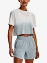 Dámske tričko Under Armour  DIP DYE CROP SS-GRY