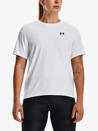 Dámske tričko Under Armour Esential Cttn Stretch Tee-WHT