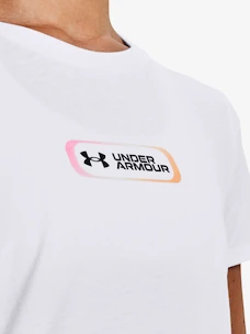 Dámske tričko Under Armour  GRADIENT PILL SS-WHT S