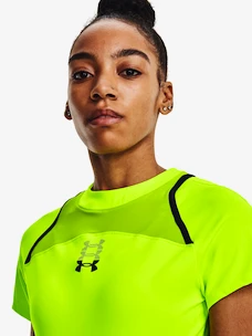 Dámske tričko Under Armour  Run Anywhere Crop SS-GRN XL