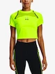 Dámske tričko Under Armour  Run Anywhere Crop SS-GRN XL