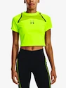 Dámske tričko Under Armour  Run Anywhere Crop SS-GRN XL