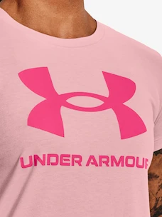 Dámske tričko Under Armour  SPORTSTYLE LOGO SS-PNK