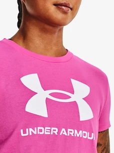 Dámske tričko Under Armour  SPORTSTYLE LOGO SS-PNK