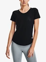 Dámske tričko Under Armour  Streaker Deco Diamond SS-BLK S