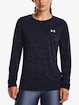 Dámske tričko Under Armour  Tech LS Crew Twist-NVY XS