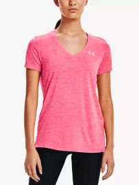 Dámske tričko Under Armour Tech SSV - Twist Cerise