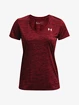 Dámske tričko Under Armour  Tech SSV - Twist-RED