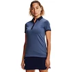 Dámske tričko Under Armour  Zinger SS Novelty Polo Mineral Blue