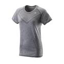 Dámske tričko Wilson  Power Seamless Crew Dark Grey L