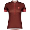 Dámsky cyklistický dres Scott  Endurance 20 S/Sl Rust Red/Brick Red M