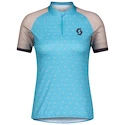 Dámsky cyklistický dres Scott  Endurance 30 S/Sl Breeze Blue/Blush Pink S