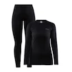 Dámsky termo set Craft  Core Warm Baselayer black