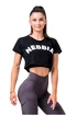 Dámsky top Nebbia  Fit & Sporty crop top black