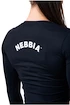 Dámsky top Nebbia Hero Sporty Hero crop top long sleeve black