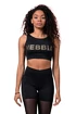 Dámsky top Nebbia Intense Gold Mesh Mini Top 830 black