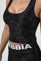 Dámsky top Nebbia  NATURE-INSPIRED Sporty crop top “Racer back” black